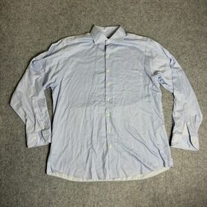 Proper Cloth Men's Size Large Button Down Long Sleeve Dress Shirt 100% Cotton